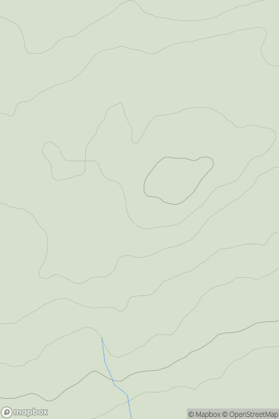 Thumbnail image for Beacon Hill [Northumberland] [NZ146914] showing contour plot for surrounding peak